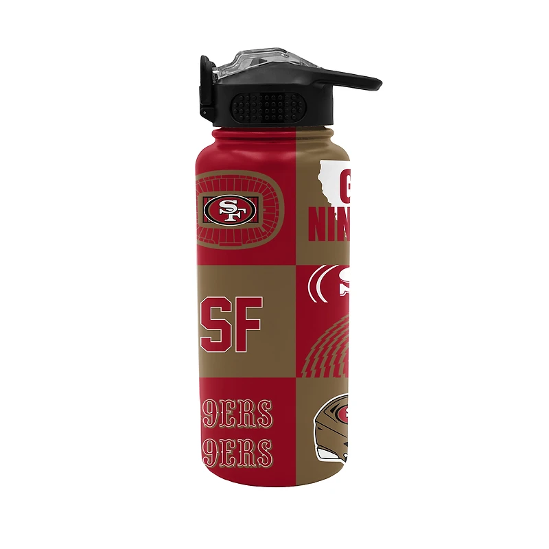 Pegasus San Francisco 49ers 32oz. Local Slogan Press Top Water Bottle