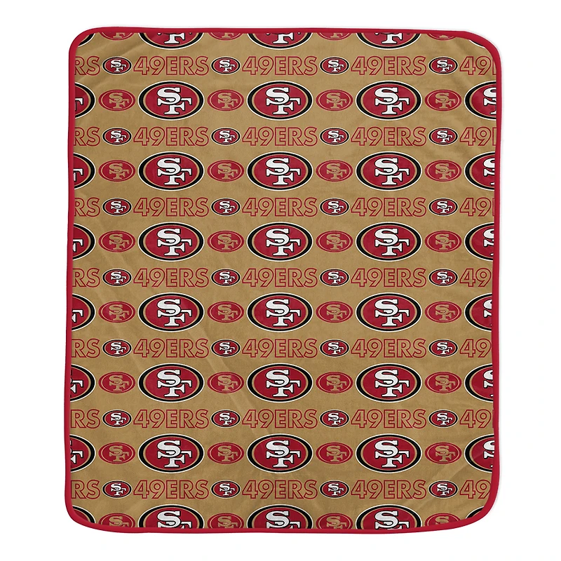 Ensemble de couvertures Pegasus San Francisco 49ers 60" x 70" Home & Away deux pièces