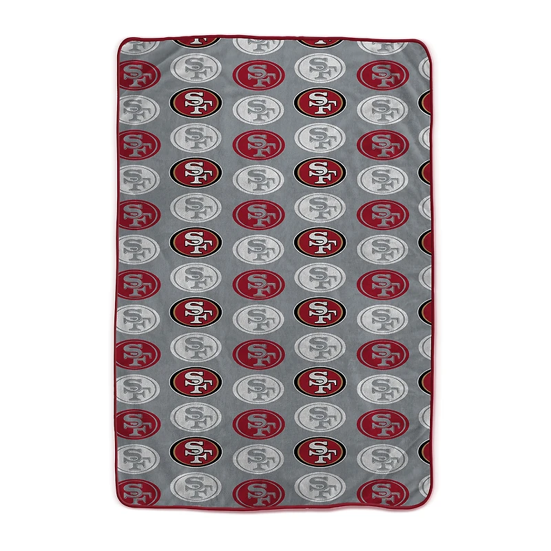 Pegasus San Francisco 49ers 66" x 95" Oversized Logo Roll Ultra Cozy Blanket