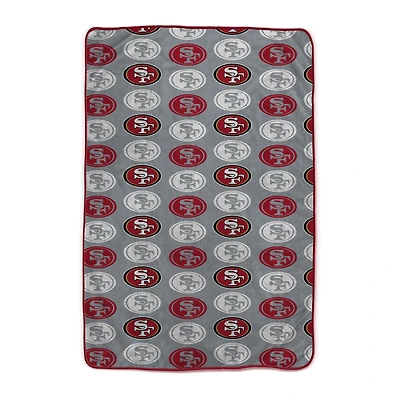 Pegasus San Francisco 49ers 66" x 95" Oversized Logo Roll Ultra Cozy Blanket
