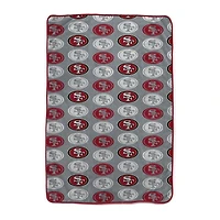 Pegasus San Francisco 49ers 66" x 95" Oversized Logo Roll Ultra Cozy Blanket