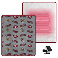 Pegasus  San Francisco 49ers Scattered Logos 60" x 70" Heated Blanket