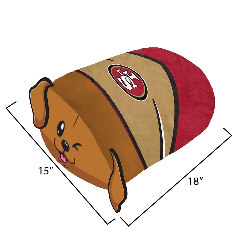 Coussin en peluche empilable Pégase des 49ers de San Francisco