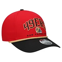 Preschool New Era  Scarlet/Gold San Francisco 49ers  Arch COOLERA 9FORTY A-Frame M-Crown Adjustable Hat