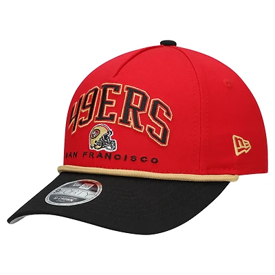 Preschool New Era  Scarlet/Gold San Francisco 49ers  Arch COOLERA 9FORTY A-Frame M-Crown Adjustable Hat