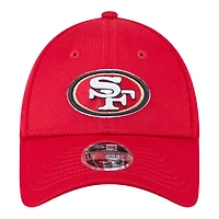 Casquette ajustable New Era Scarlet Main 9FORTY des San Francisco 49ers pour enfants d'âge préscolaire