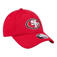Casquette ajustable New Era Scarlet Main 9FORTY des San Francisco 49ers pour enfants d'âge préscolaire