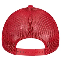 Casquette ajustable New Era Scarlet San Francisco 49ers Main A-Frame 9FORTY pour enfant d'âge préscolaire