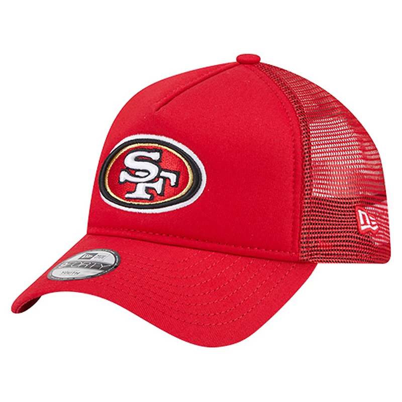 Preschool New Era  Scarlet San Francisco 49ers Main A-Frame 9FORTY Adjustable Hat