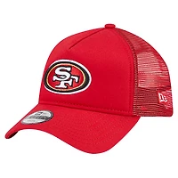 Preschool New Era  Scarlet San Francisco 49ers Main A-Frame 9FORTY Adjustable Hat