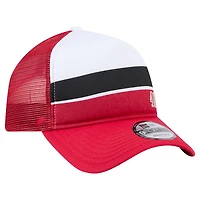 Casquette ajustable A-Frame 9FORTY de couleur unie pour camionneur de San Francisco 49ers de New Era Scarlet pour enfants d'âge préscolaire