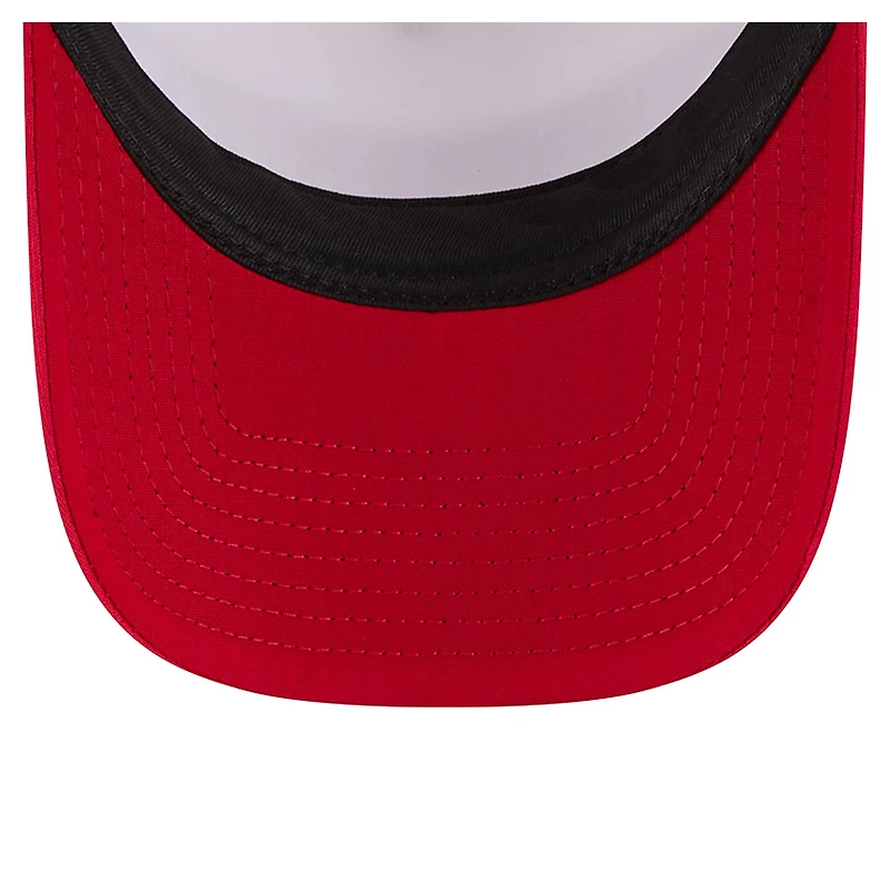 Casquette ajustable A-Frame 9FORTY de couleur unie pour camionneur de San Francisco 49ers de New Era Scarlet pour enfants d'âge préscolaire