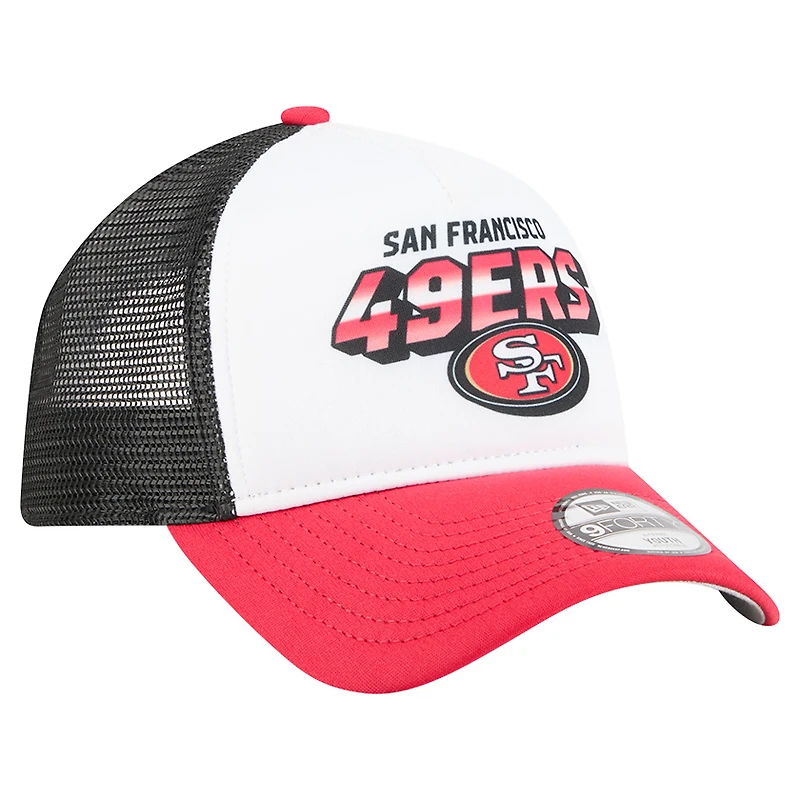Preschool New Era White San Francisco 49ers 9FORTY A-Frame Adjustable Hat