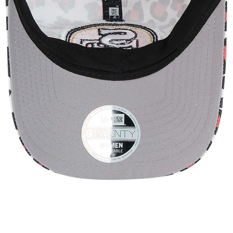Preschool New Era White San Francisco 49ers Active Leopard 9TWENTY Adjustable Hat