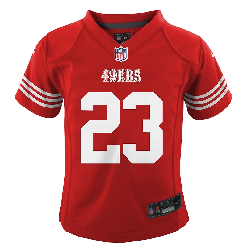 Preschool Nike Christian McCaffrey Scarlet San Francisco 49ers Player Game Jersey