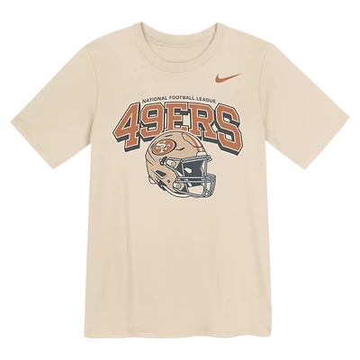 Preschool Nike  Natural San Francisco 49ers Vintage Easy Lane T-Shirt