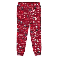 Preschool Outerstuff Scarlet San Francisco 49ers Chestnut Holiday Sleep Set