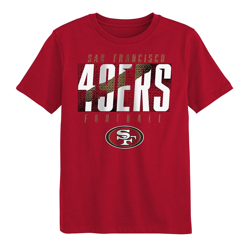 Preschool Outerstuff Scarlet San Francisco 49ers Posterize T-Shirt