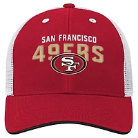 Preschool Scarlet San Francisco 49ers Core Lockup Trucker Adjustable hat
