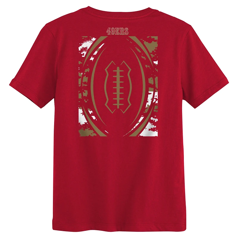 T-shirt préscolaire Scarlet San Francisco 49ers The Blitz