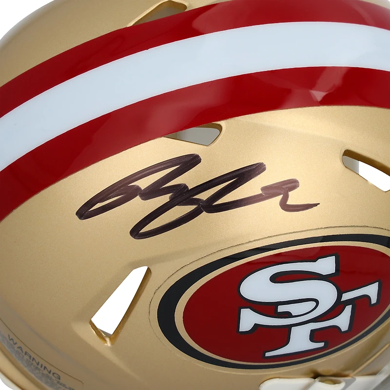 Ricky Pearsall San Francisco 49ers Autographed Riddell Speed Mini Helmet 