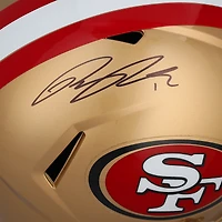 Casque Riddell Speed ​​autographié par Ricky Pearsall, San Francisco 49ers