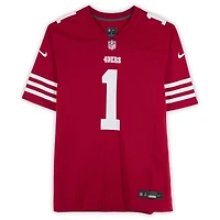 Maillot de match Nike Scarlet autographié par Ricky Pearsall des 49ers de San Francisco