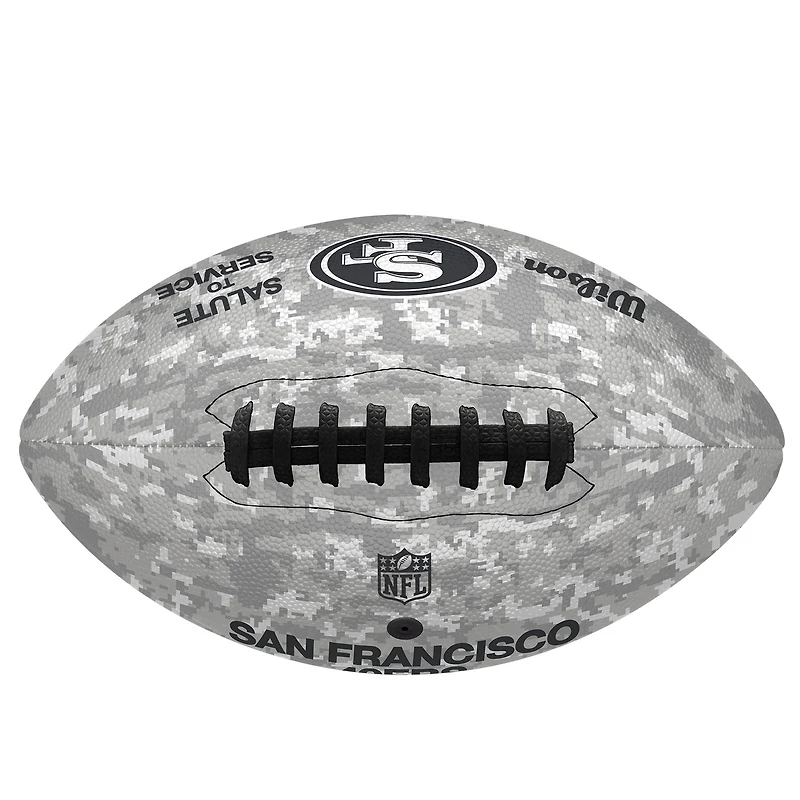 Hommage 2024 des 49ers de San Francisco au service Wilson Pro Football