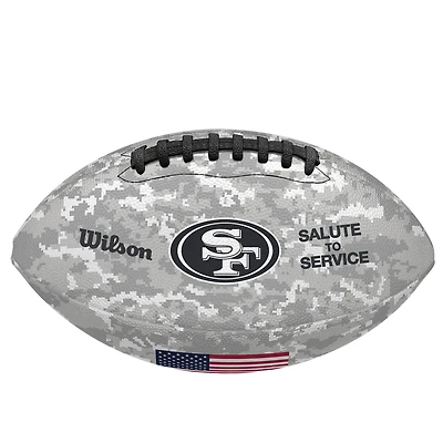 Hommage 2024 des 49ers de San Francisco au service Wilson Pro Football