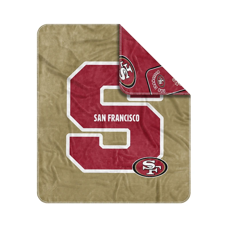 Couverture Dream Weave 50" x 60" des 49ers de San Francisco