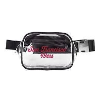 San Francisco 49ers Clear Belt Bag
