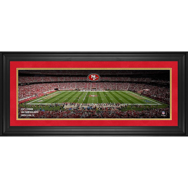 Photographie panoramique encadrée Levi's Stadium des 49ers de San Francisco (10" x 30")