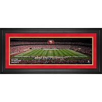 Photographie panoramique encadrée Levi's Stadium des 49ers de San Francisco (10" x 30")