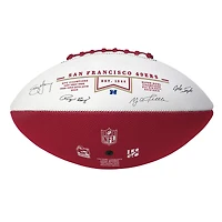 Ballon de football signature des 49ers de San Francisco