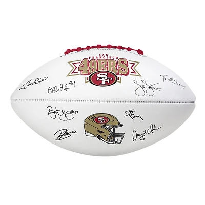 Ballon de football signature des 49ers de San Francisco