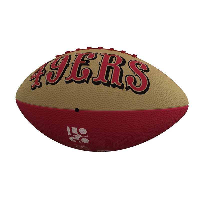 Ballon de football junior avec logo Pinwheel des 49ers de San Francisco