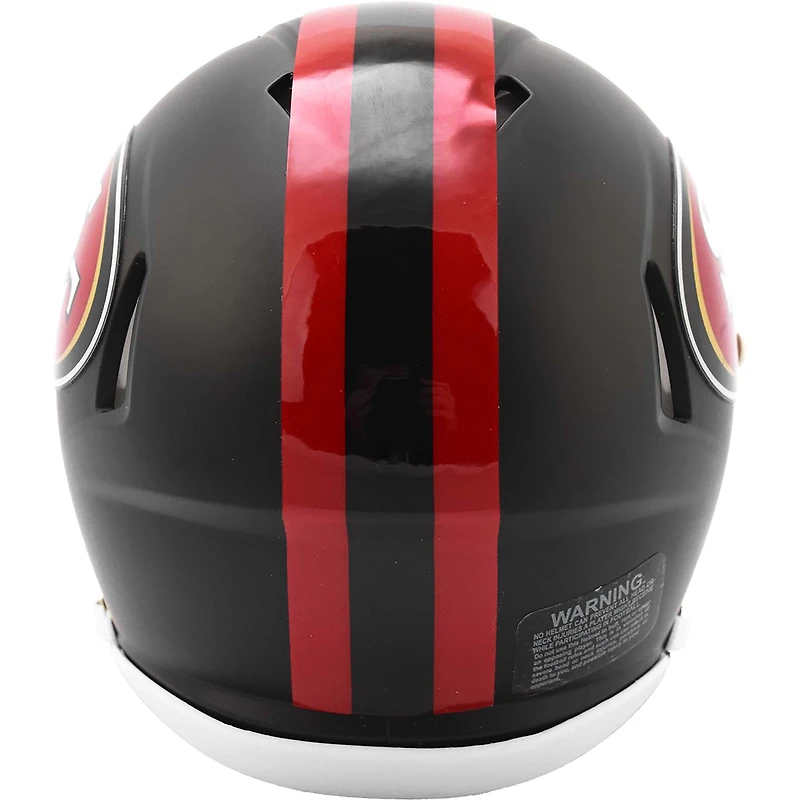 Mini-casque Riddell 2025 Rivalries Collection des San Francisco 49ers, vitesse alternative sur le terrain