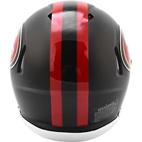 Mini-casque Riddell 2025 Rivalries Collection des San Francisco 49ers, vitesse alternative sur le terrain