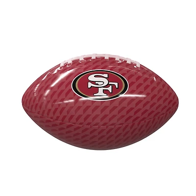 Mini ballon de football en caoutchouc brillant des 49ers de San Francisco