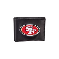 San Francisco 49ers Synthetic Leather Embroidered Bifold Wallet