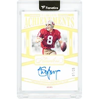 Steve Young San Francisco 49ers Autographed 2024 Panini Flawless Achievements #FA-SYN #7/25 Card