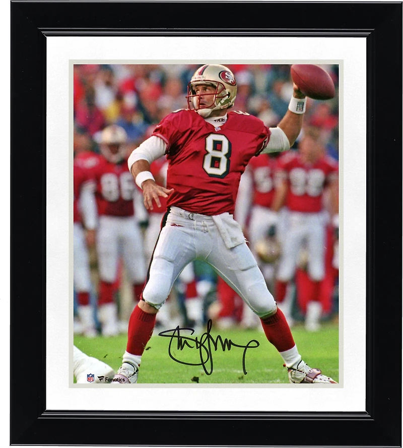 Steve Young San Francisco 49ers Autographed 8" x 10" Throwing Photograph