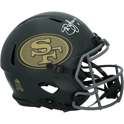 Steve Young San Francisco 49ers Autographed Riddell 2025 Salute To Service Speed Authentic Helmet