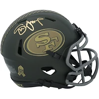 Steve Young San Francisco 49ers Autographed Riddell 2025 Salute To Service Speed Mini Helmet 