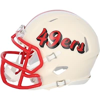 Casque Riddell Retro Speed ​​Mini autographié par Steve Young des 49ers de San Francisco