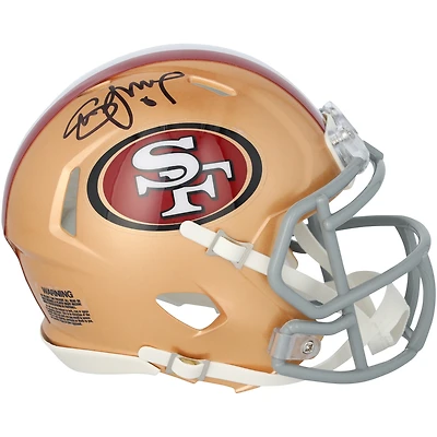 Casque Riddell Speed Mini autographié par Steve Young des 49ers de San Francisco