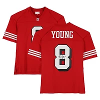Maillot Legacy 1994 de Steve Young, San Francisco 49ers, autographié par Scarlet Mitchell & Ness