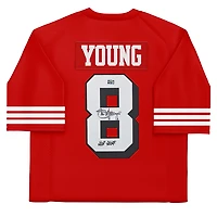 Steve Young San Francisco 49ers Autographed Scarlet Mitchell & Ness Authentic Jersey with "HOF 2005" Inscription 