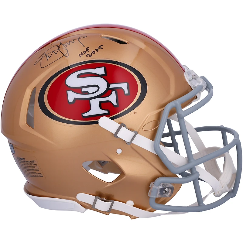 Steve Young San Francisco 49ers Autographed Speed Authentic Helmet with "HOF 2005" Inscription