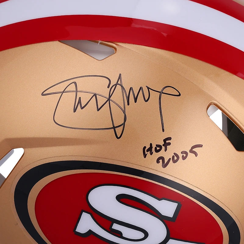 Steve Young San Francisco 49ers Autographed Speed Authentic Helmet with "HOF 2005" Inscription